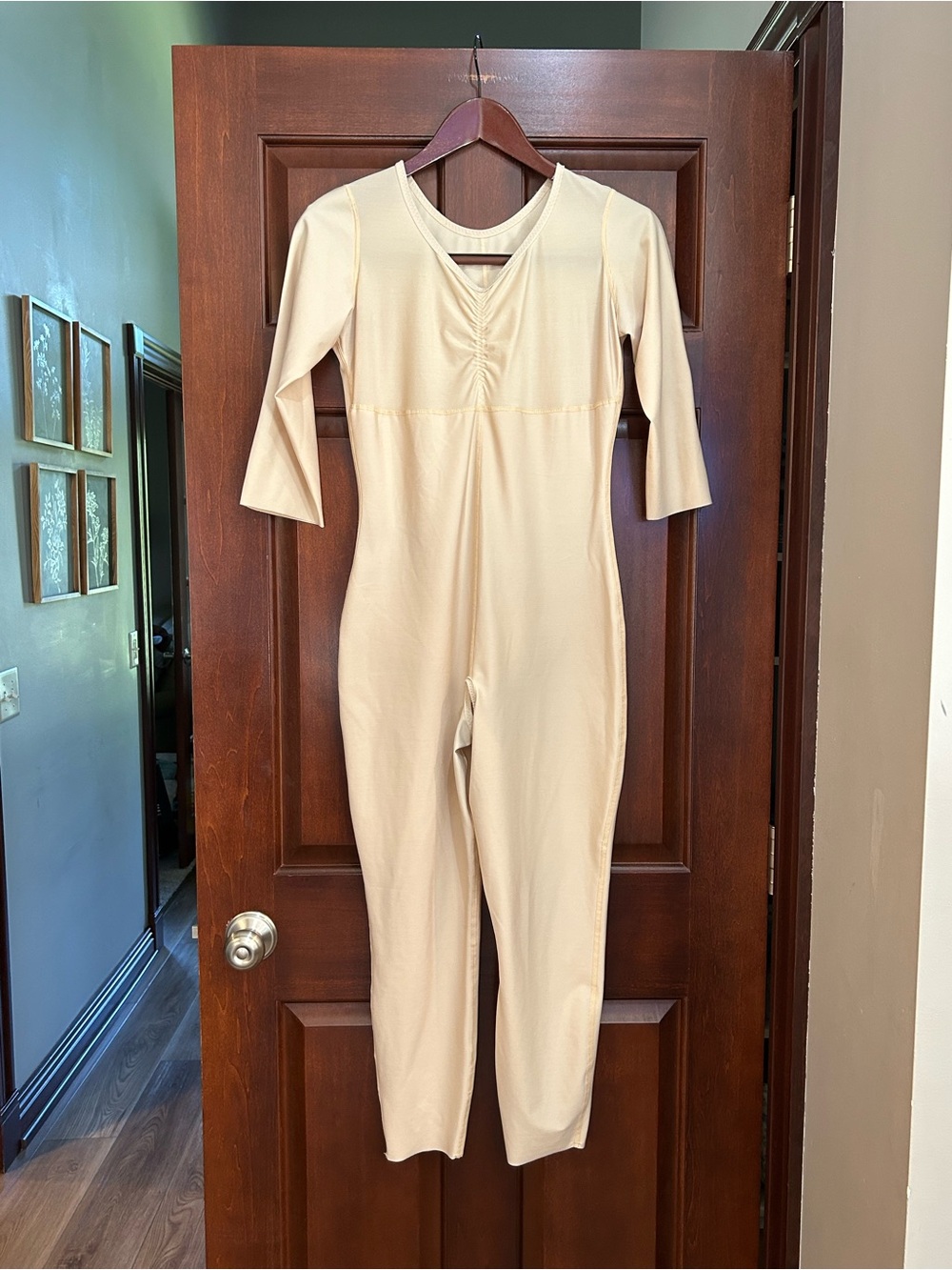 Isavela Comprexxwear Full Body Compression Bodysuit XL Beige